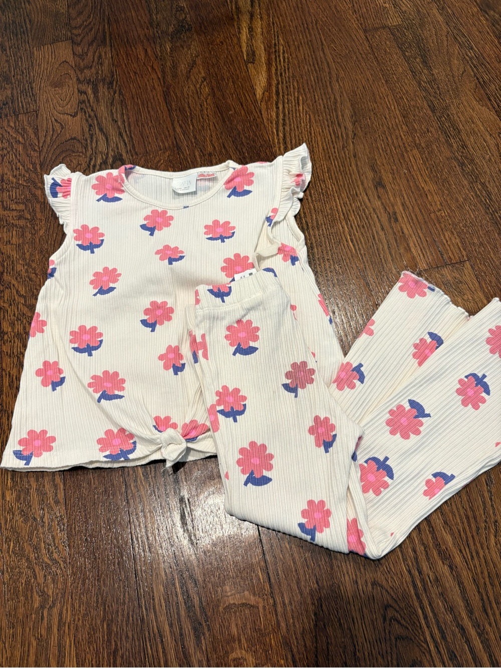 Zara Ribbed Floral set - Picture 2 of 5